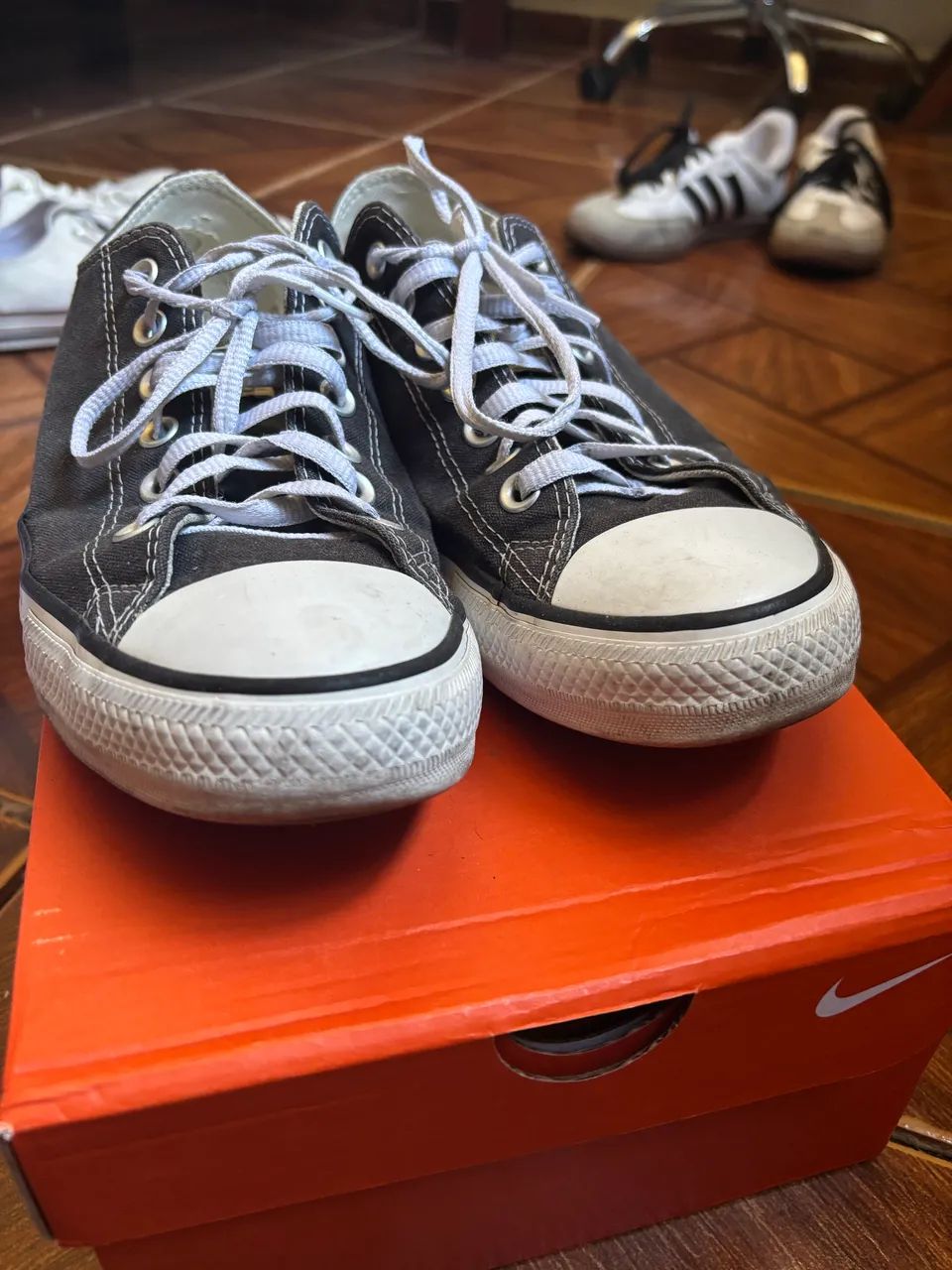 ALL STAR PRETO USADO - Foto 5