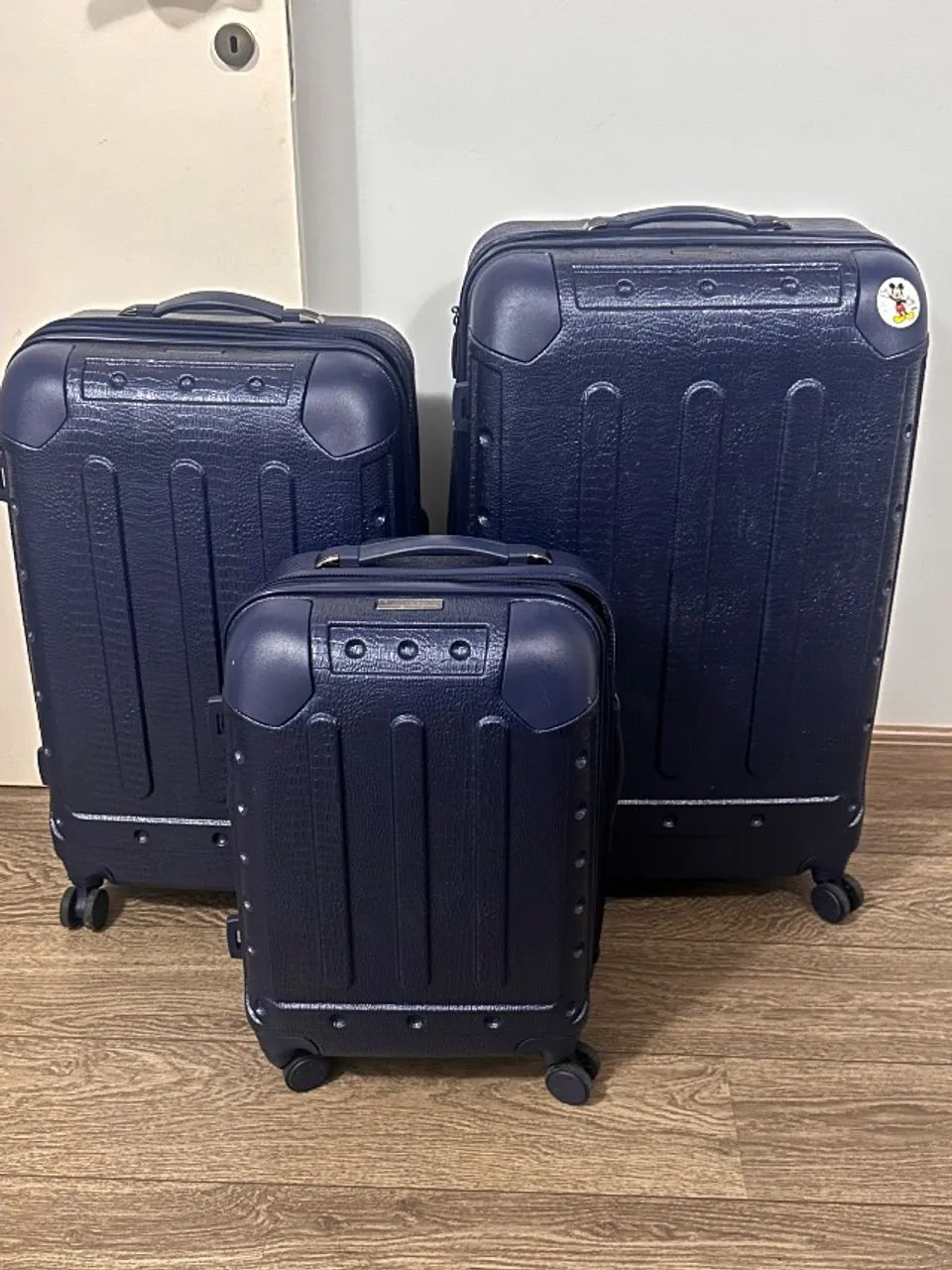Mala de viagem: conjunto com 3 malas