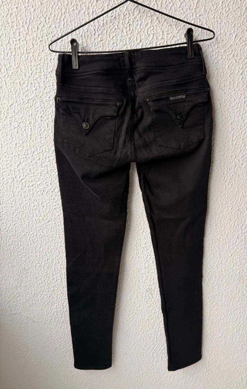 Calça Hudson preta, com elastano, feminina - Foto 2