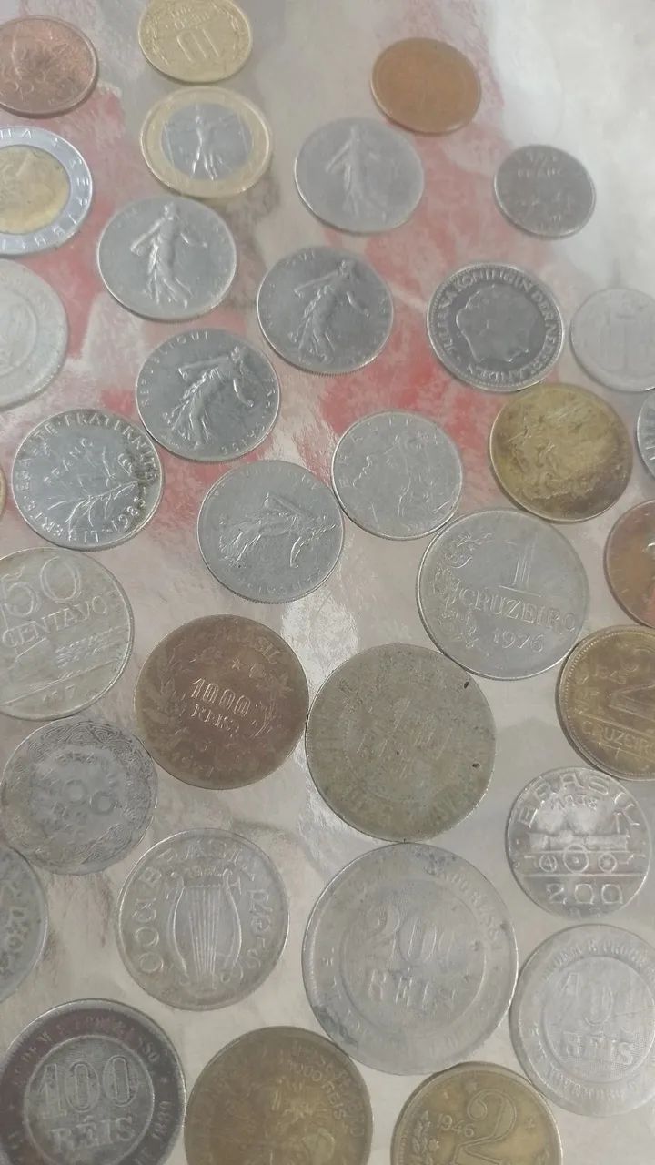 Coleç ão de moedas antigas  - Foto 2