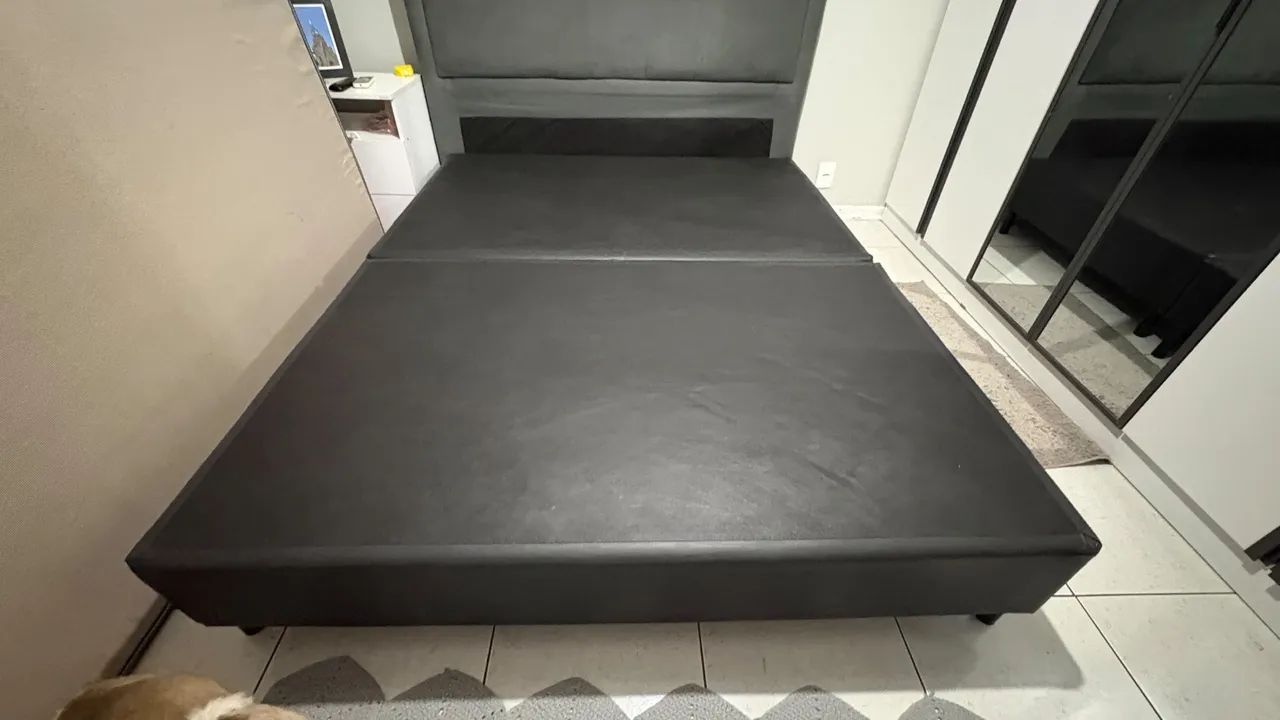 Box cama queen ortobom - Usado - Foto 2