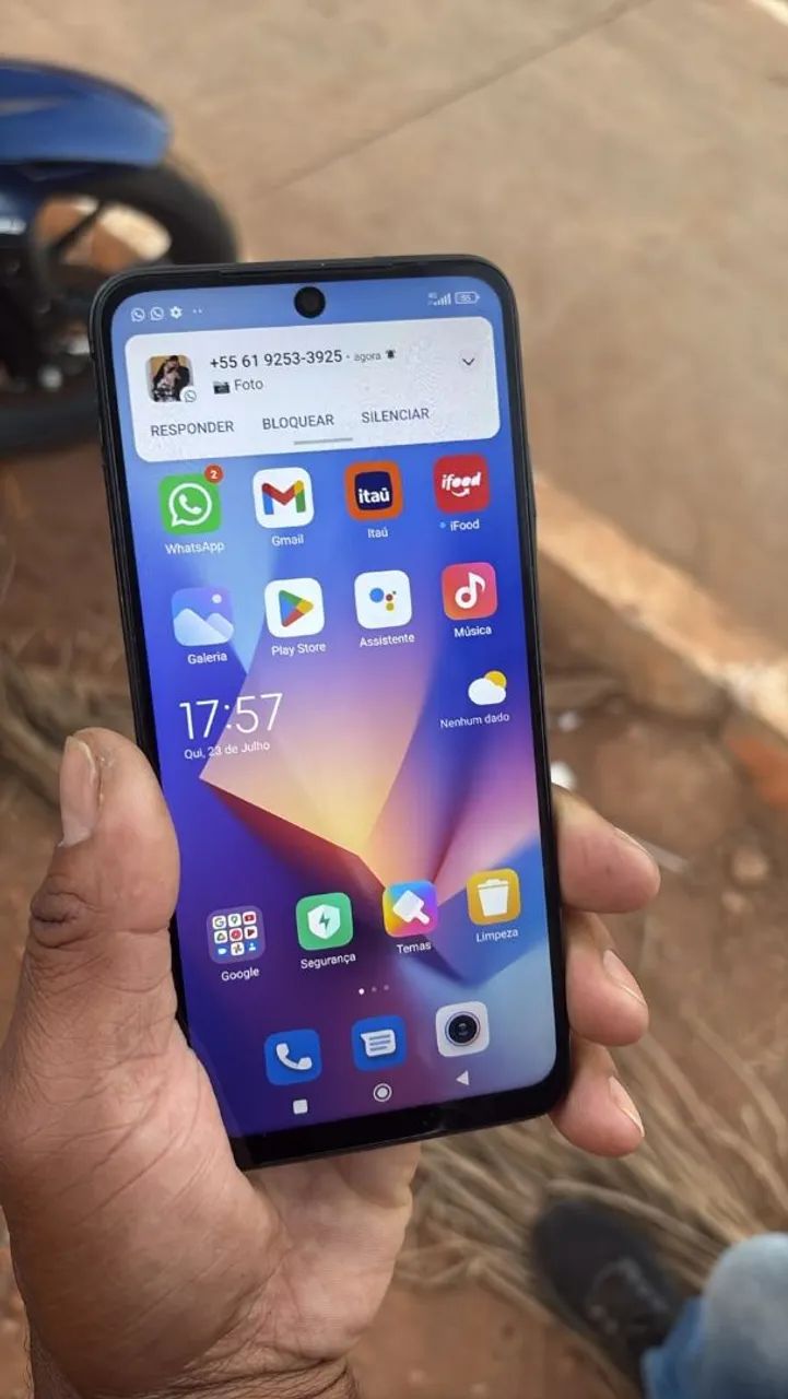 Celular redimi 4 de 128gb funcionando perfeitamente  - Foto 3