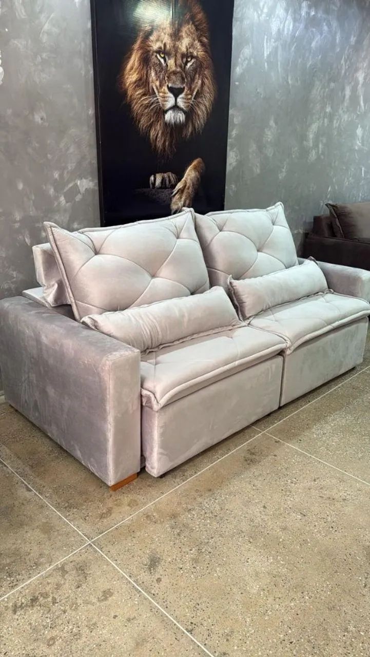 Sofá Retrátil Reclinável Luxo ( Super promoção) - Foto 3