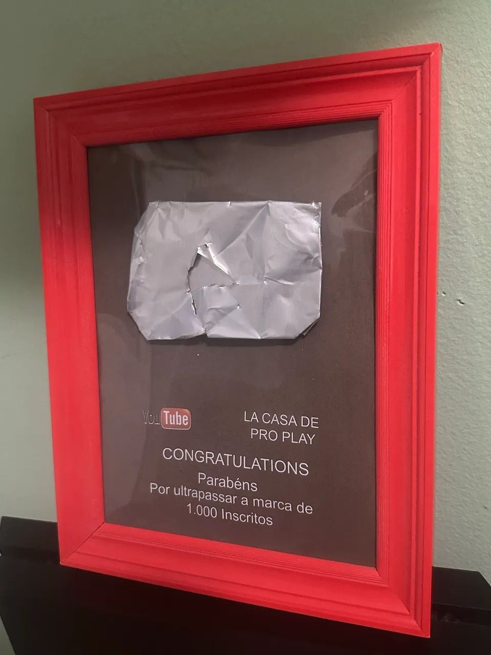 Placa do YouTube Caseira  - Foto 3