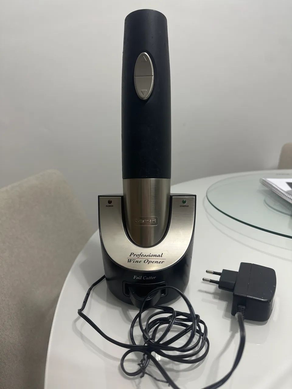 Saca-rolhas abridor elétrico cuisinart