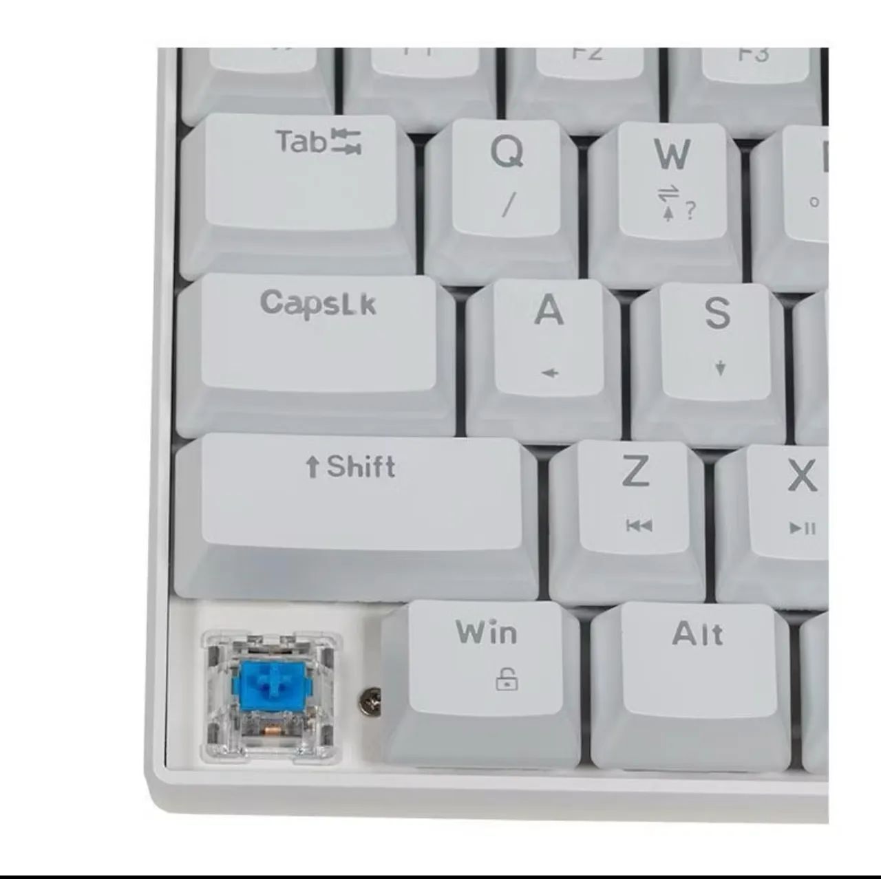 Teclado gamer Target TGT Sherman Mini Branco V2 - Foto 3