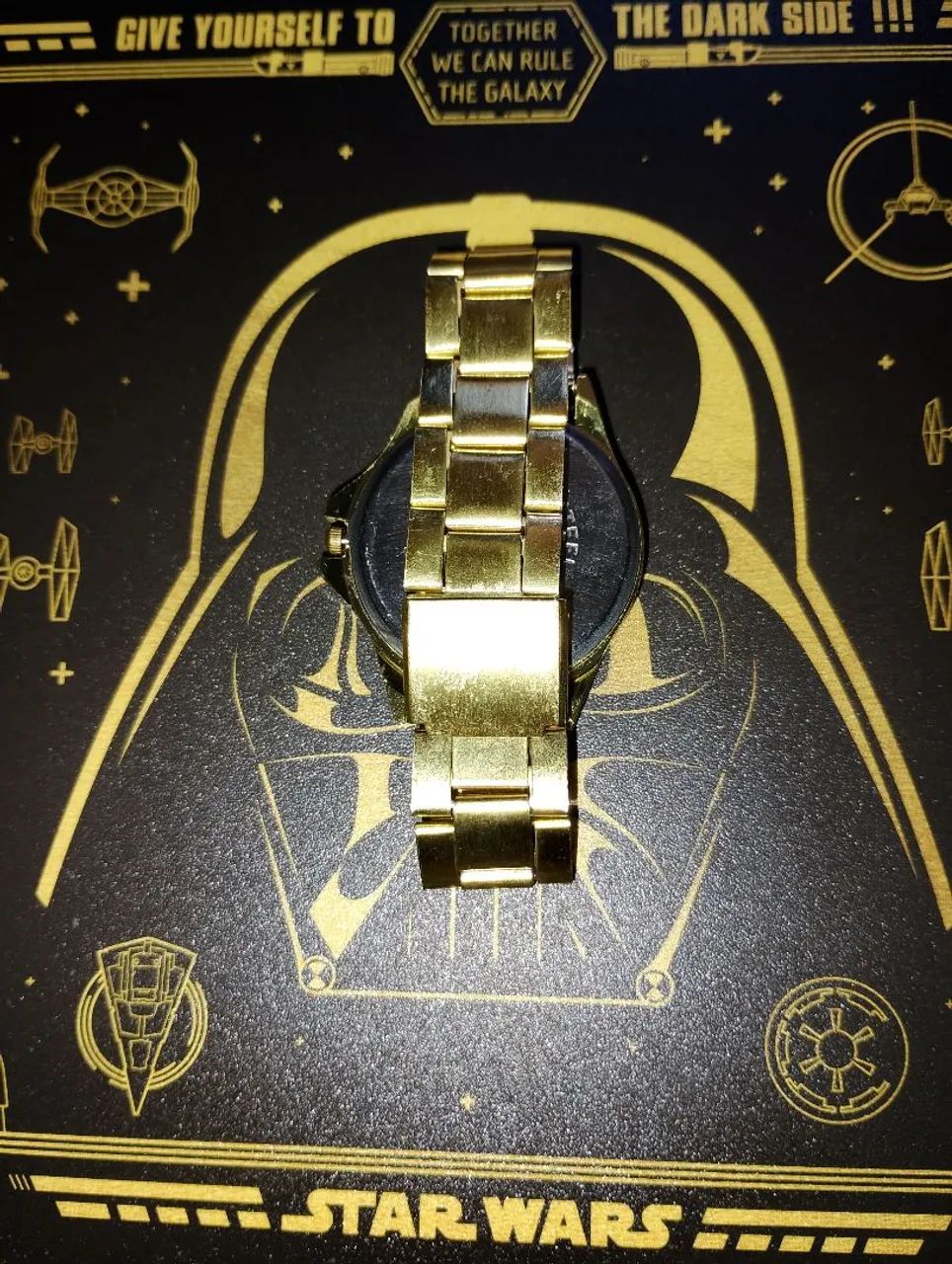 Relógio fundo Dourado Gato para colecionador. - Foto 2