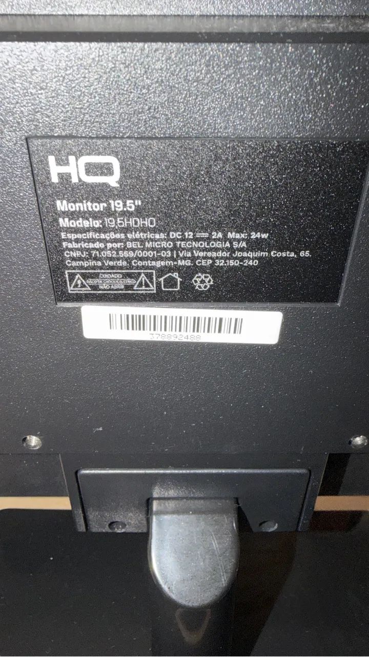 Monitor HQ 19,5 - LED - Excelente Estado | Menos de 1 ano de uso - Foto 3