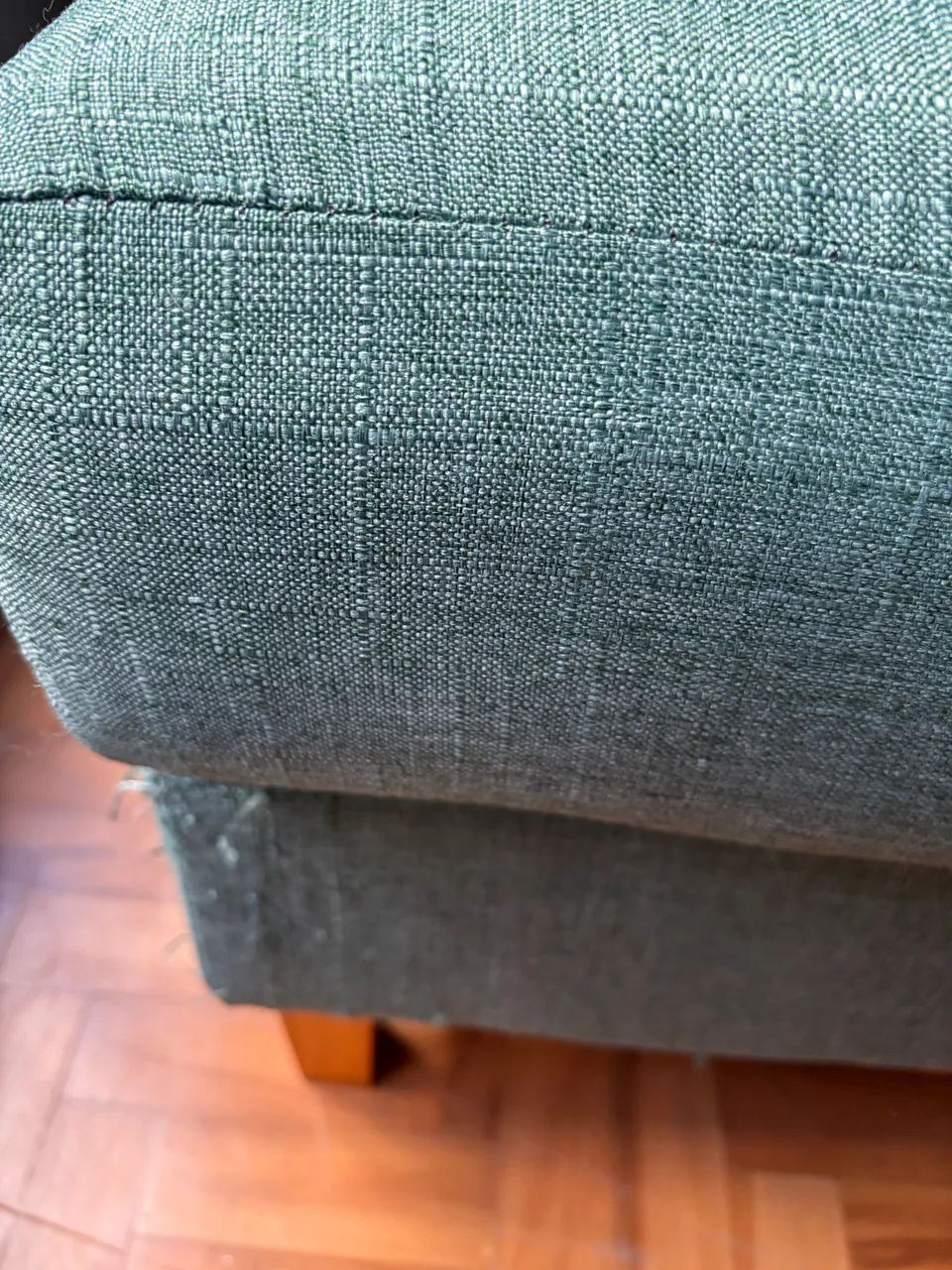 Sofá com chaise verde - Foto 3