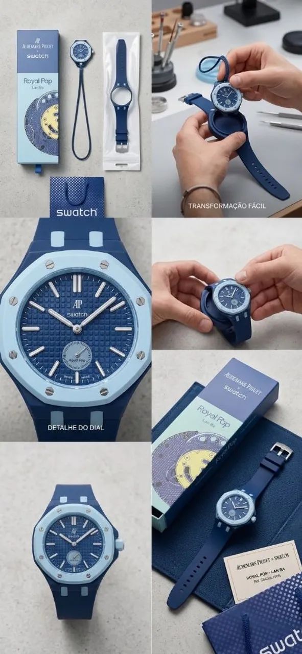 Super clone - Royal Pop Audemars Piguet x Swatch - Lan Ba