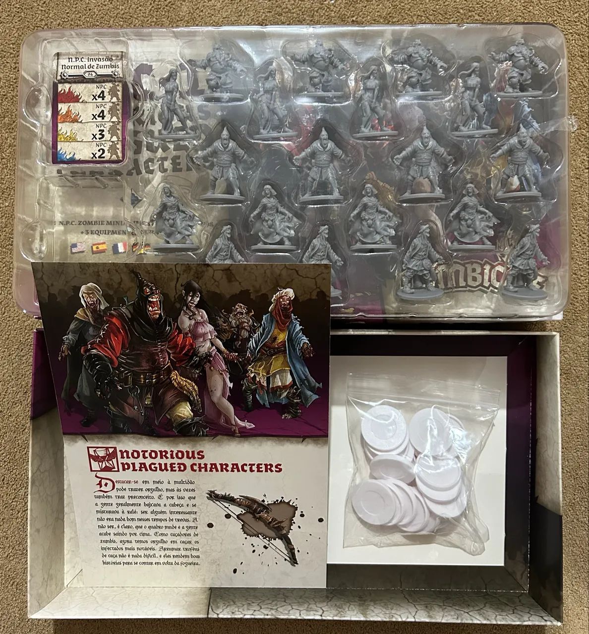 Npc-1 Zombicide Black Plague em português - Hobbies e coleções