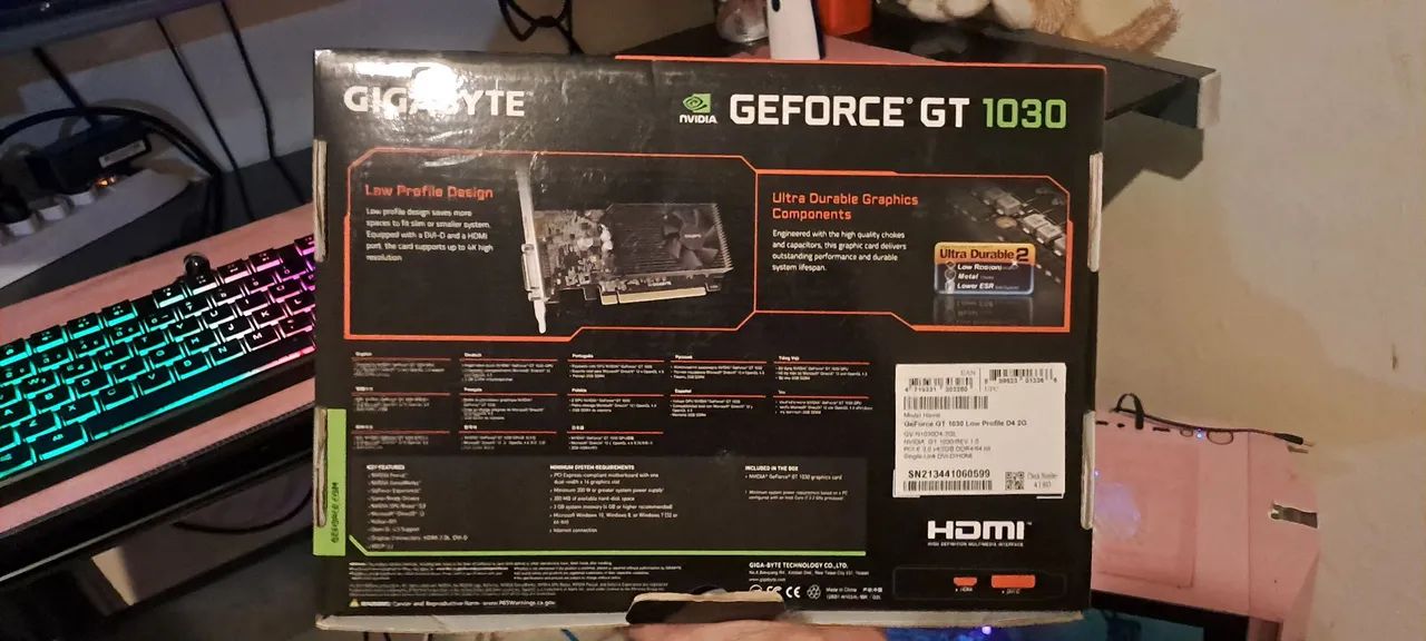 Placa de vídeo Geforce GT 1030 D4 2G - Foto 3