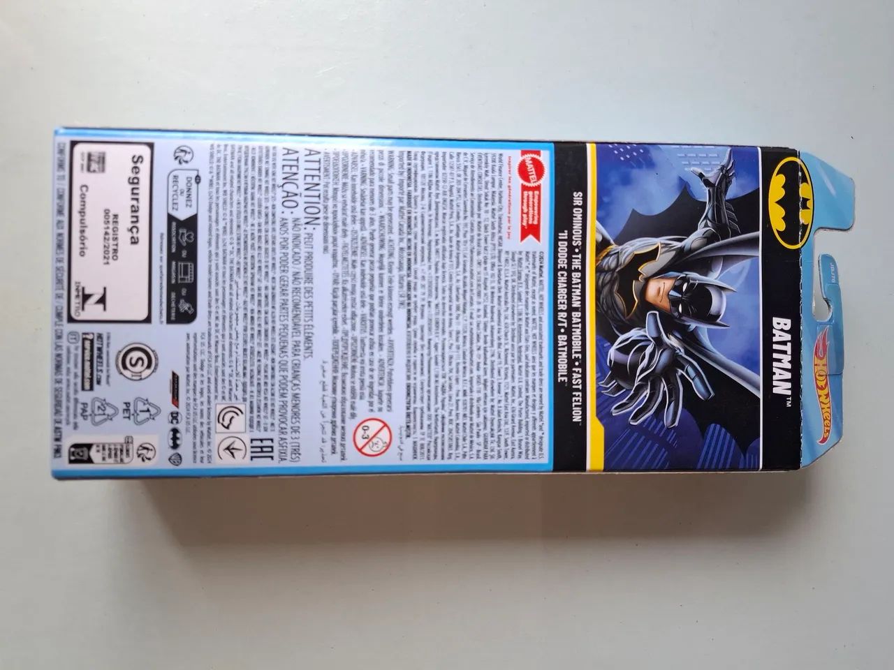 conjunto de miniaturas colecionáveis Hot Wheels Batman 5-Pack da Mattel - Foto 6