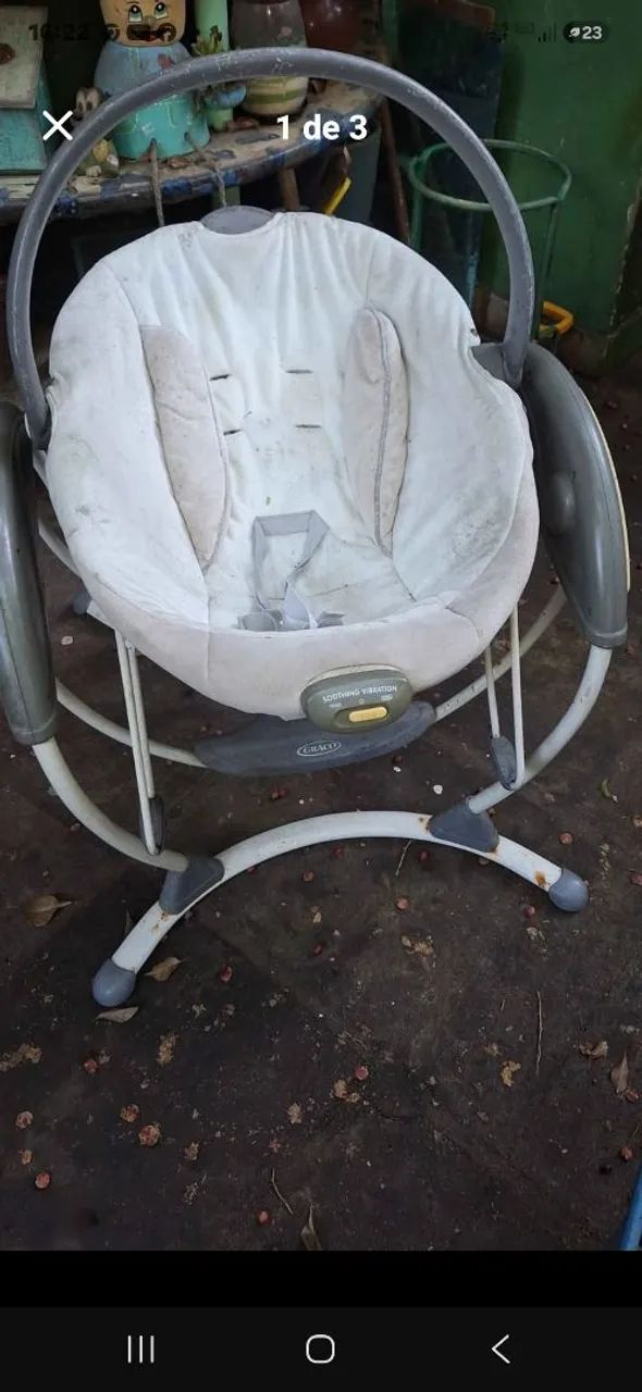 Berço automático precisando de bateria nova
