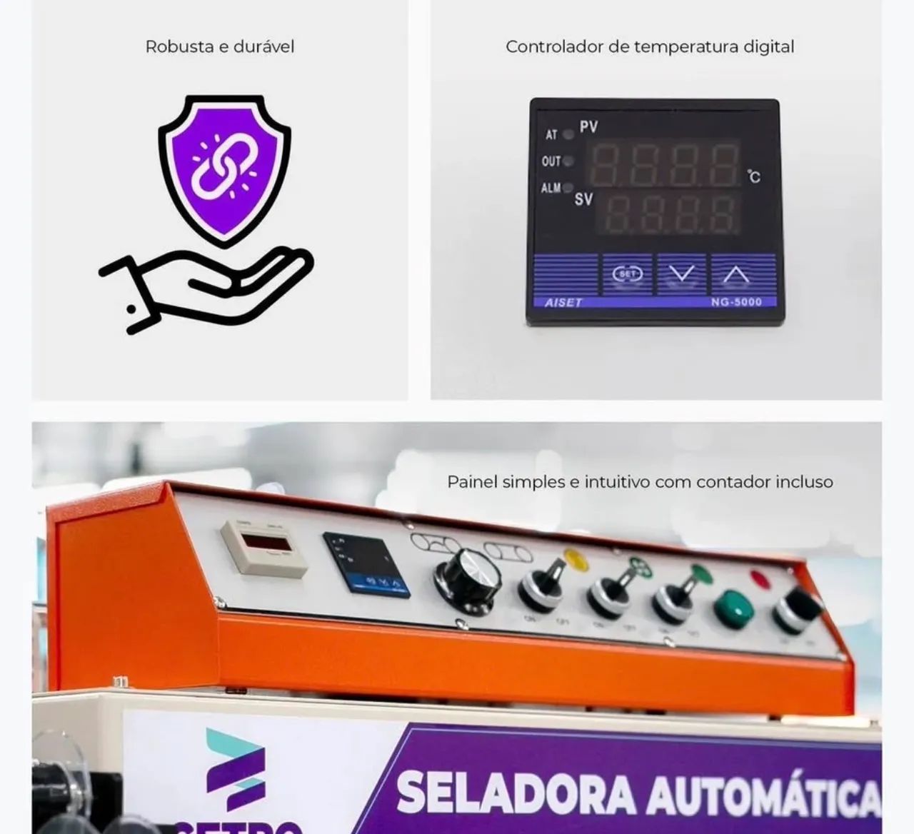 Seladora robusta da Cetro com datador - Foto 5