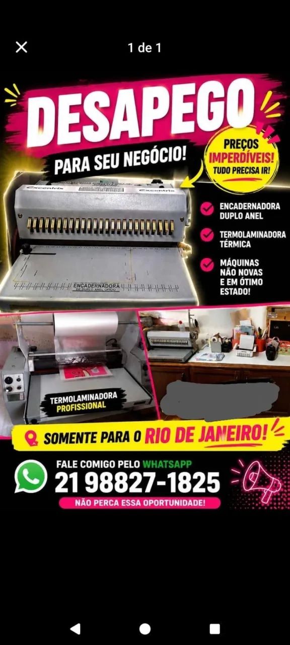 Máquinas para Encadernação 