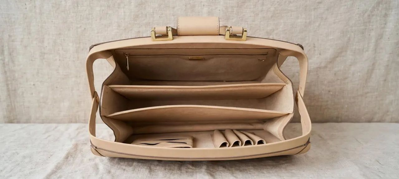Bolsa bau Datelli couro legítimo  - Foto 3