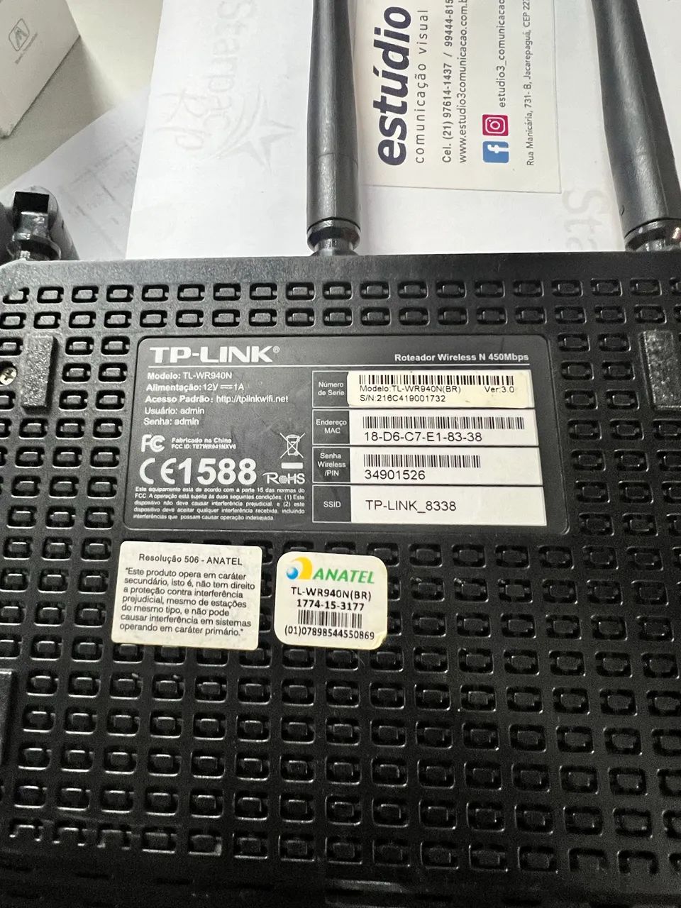 Roteador TP-LINK TL-wr940n - Foto 2