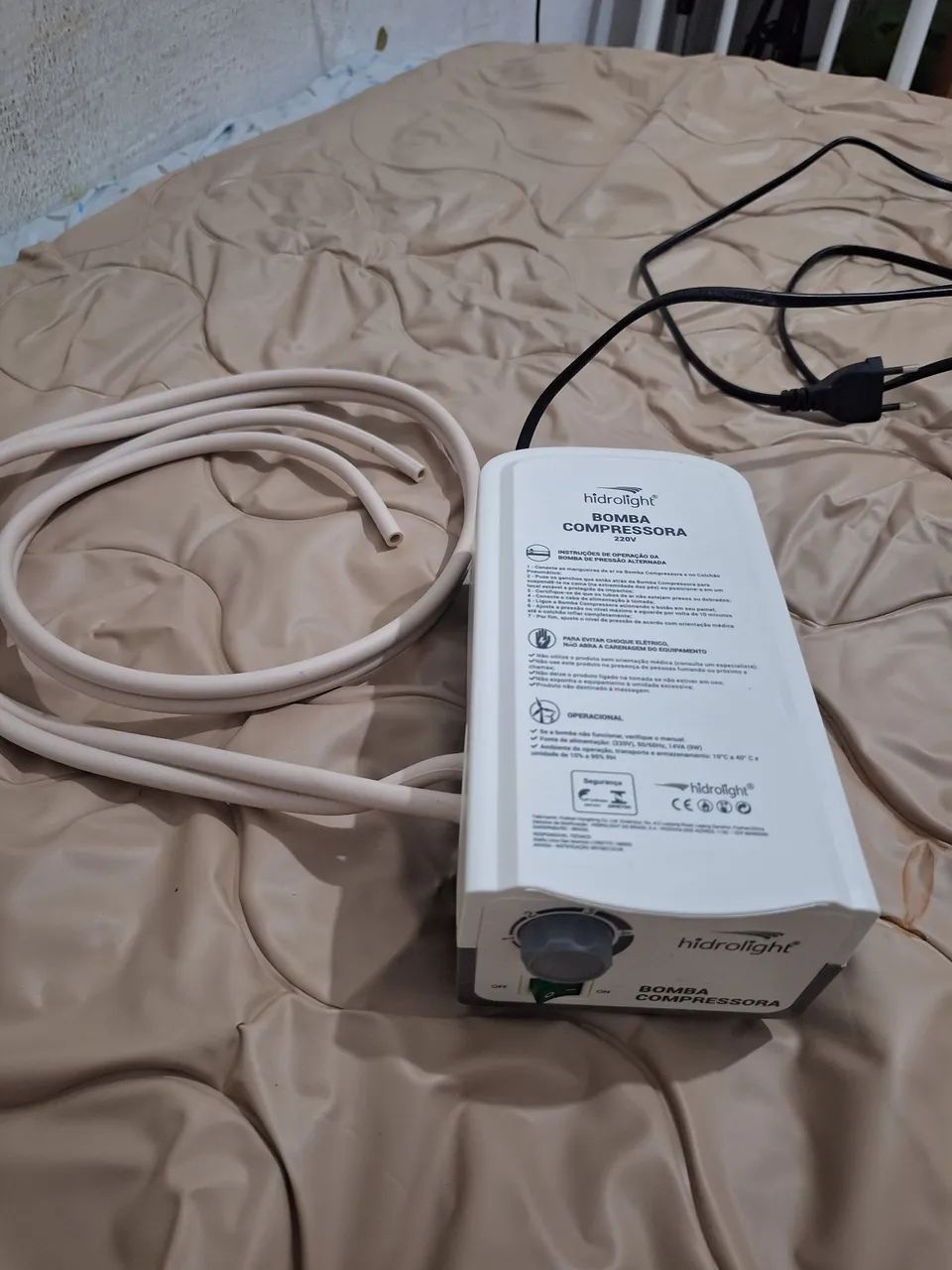 Kit colchão pneomatico monovolt 220V - Foto 2