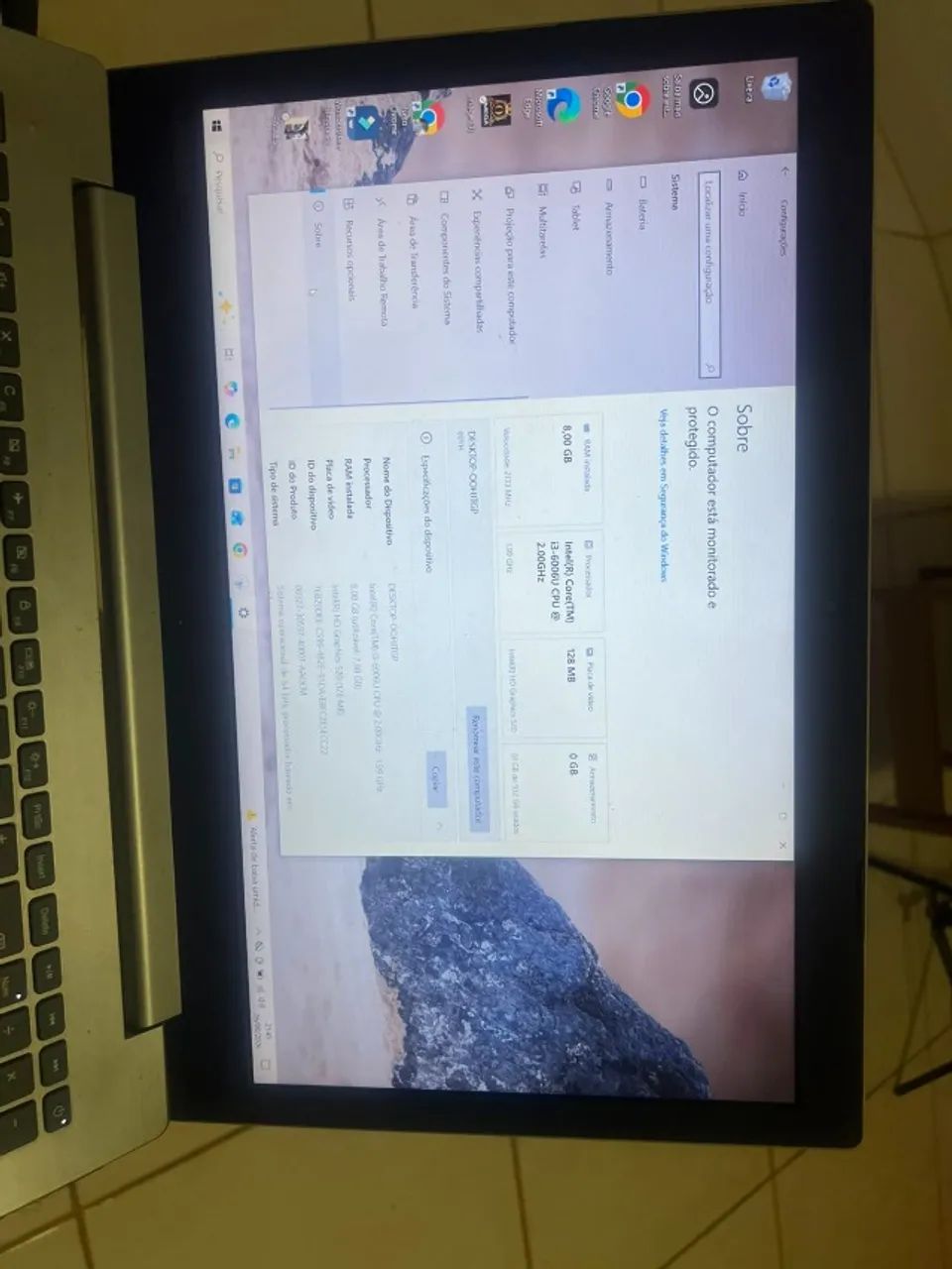 NOTEBOOK LENOVO CORE i3 + 8GB RAM - Foto 4