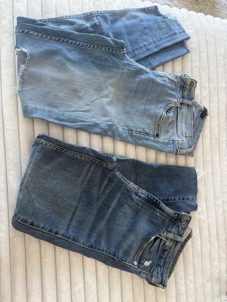 2 calças jeans zara