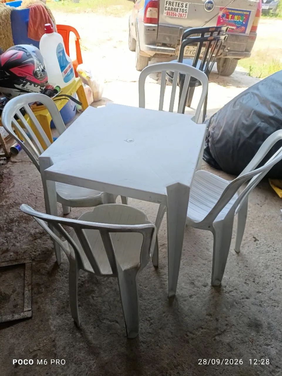Jogos de mesas bistrot de plastico - Foto 3