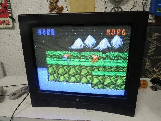 tv antiga 21 lg p game antigo - Foto 3