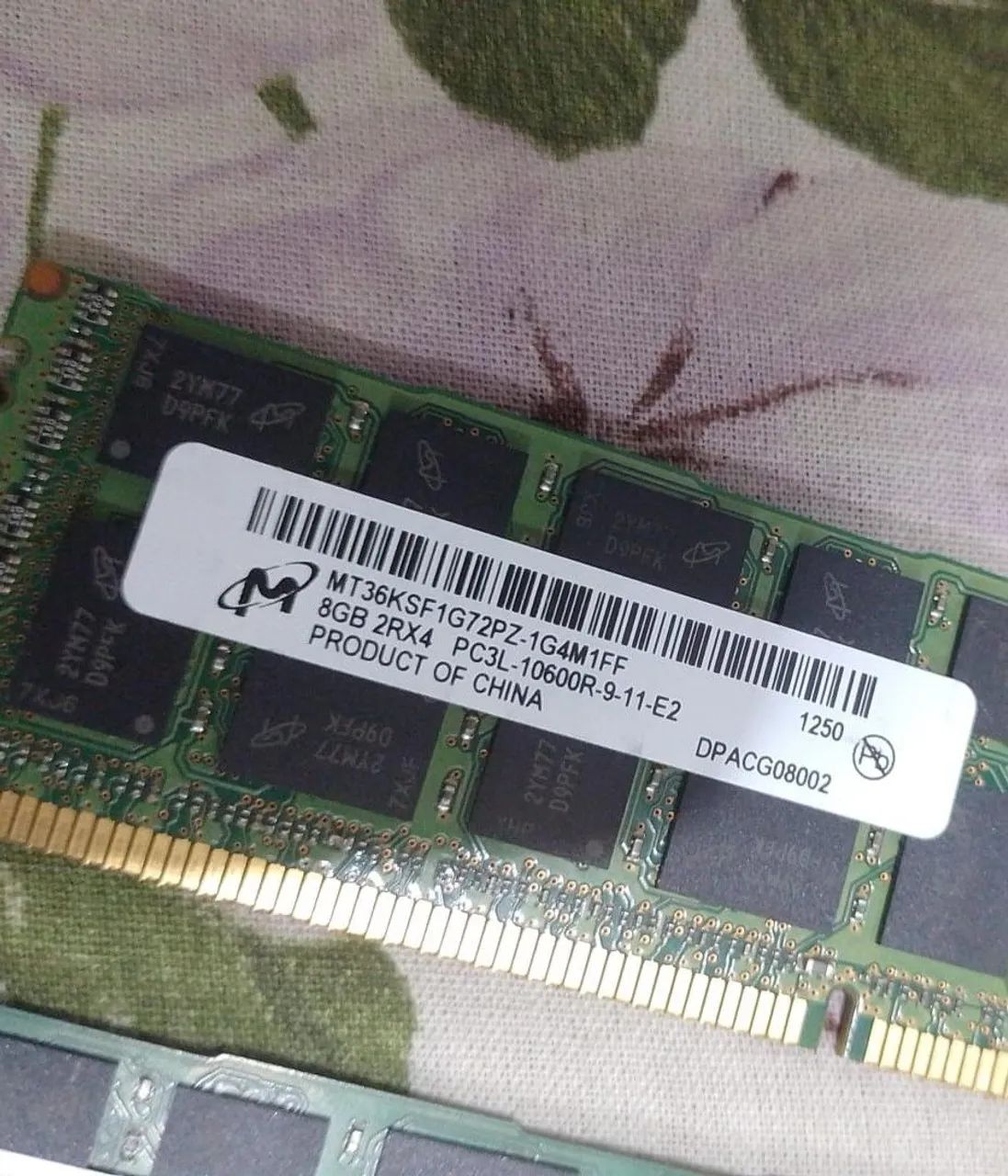 4 memórias DDR3 ECC 8GB 