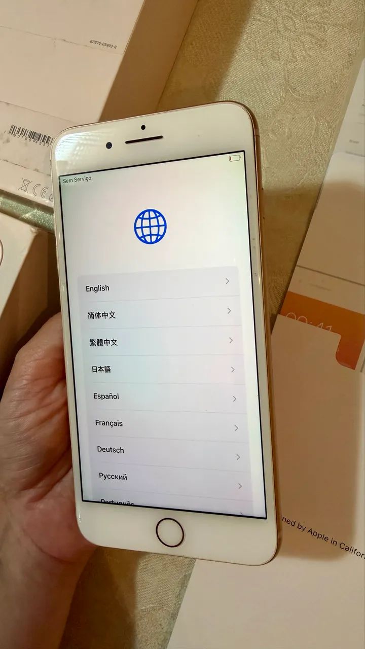 iPhone 8 Plus 256GB - Rosé Gold - muito conservado - Celulares e iPhone 8 Plus 256GB - Rosé Gold - muito conservado - Celulares e