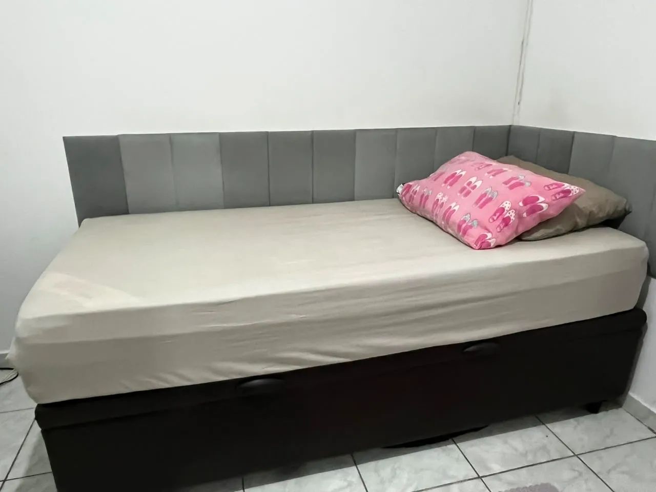 Cama baú solteiro 