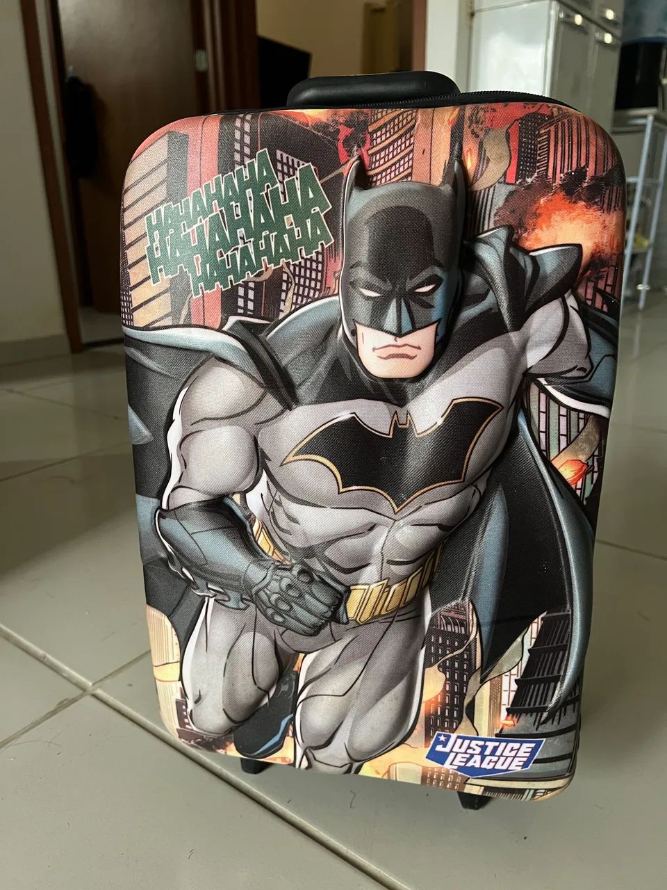 Mochila 3D batman, rodinha tripla, Diplomata