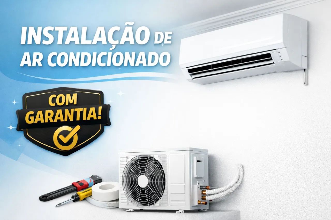 Instalação de ar condicionado - a partir de $400,00