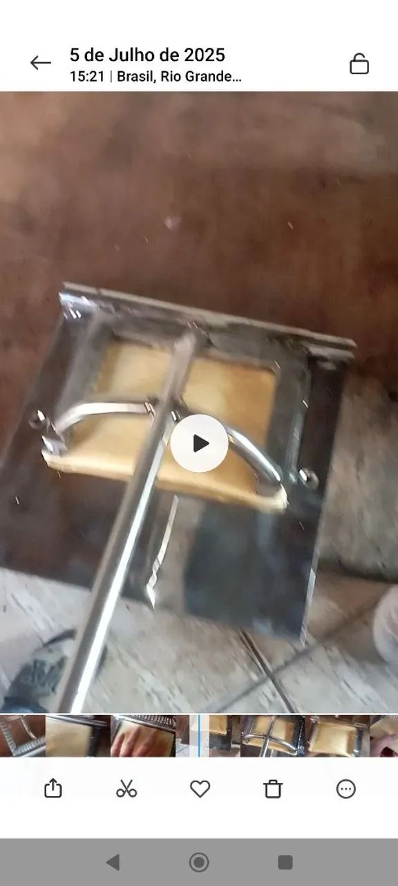 Máquina de fechar pastel 