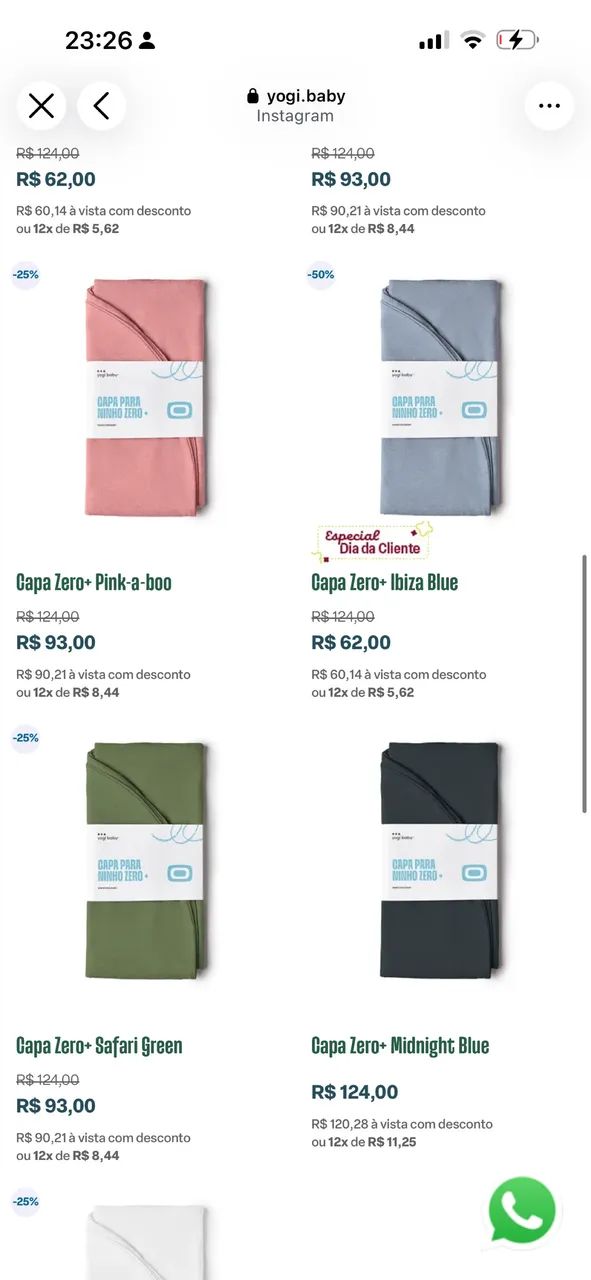 Kit amamentação e ninho 
