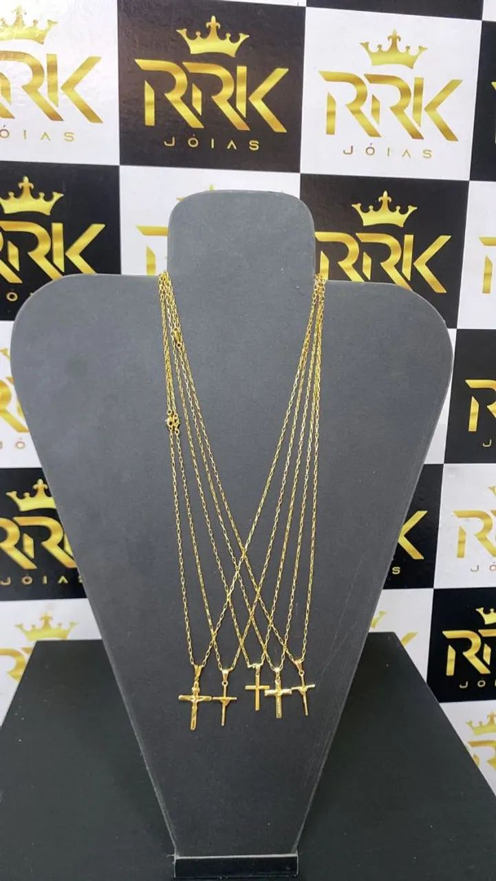 Corrente banhadas a ouro 18k