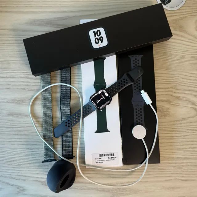 Apple Watch 7 Nike + pulseiras e dock - Foto 4