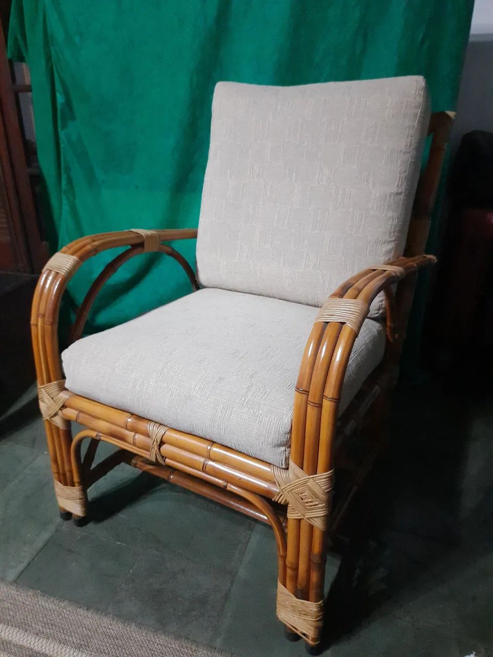Cadeira em bambu - Foto 4