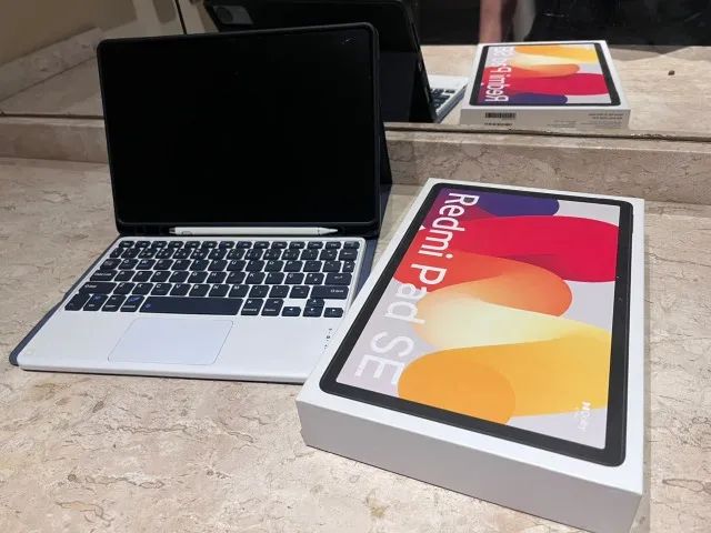 Tablet Redmi Pad SE + capa + caneta + teclado externo - Foto 4