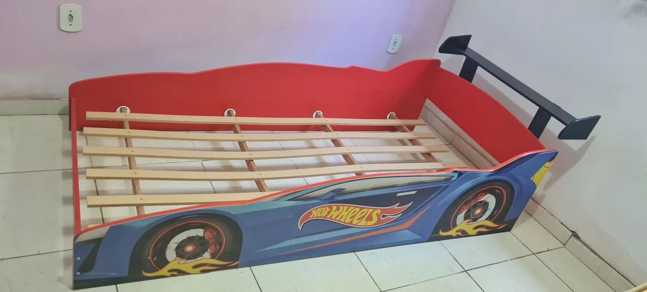 Cama infantil hot weels