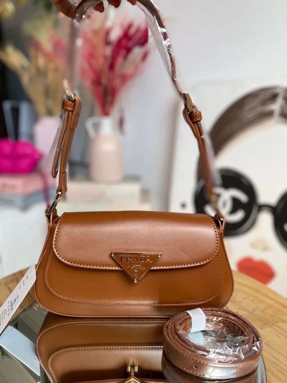 Bolsa Prada Feminina Premium Importada com Alça Transversal - Foto 5