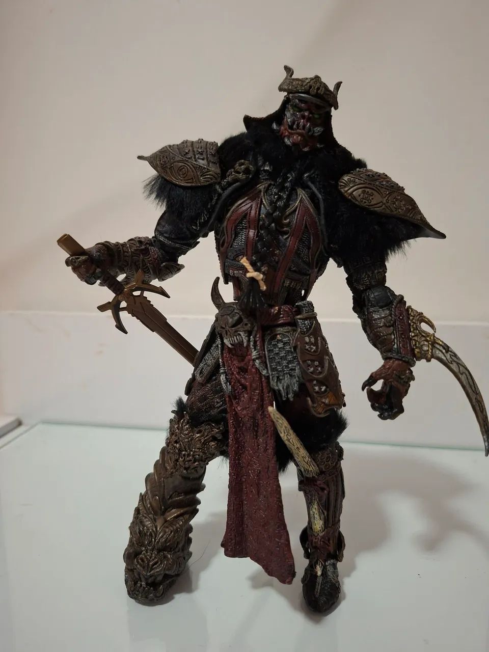 Boneco Samurai Spawn - Series 19: Dark Ages - Mcfarlane Toys 