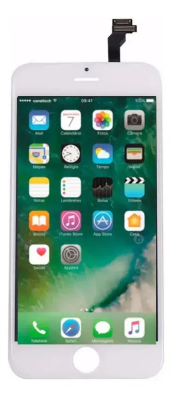 Tela Compatível Com Iphone 6s Plus A1634 Oled- Branca - Foto 2