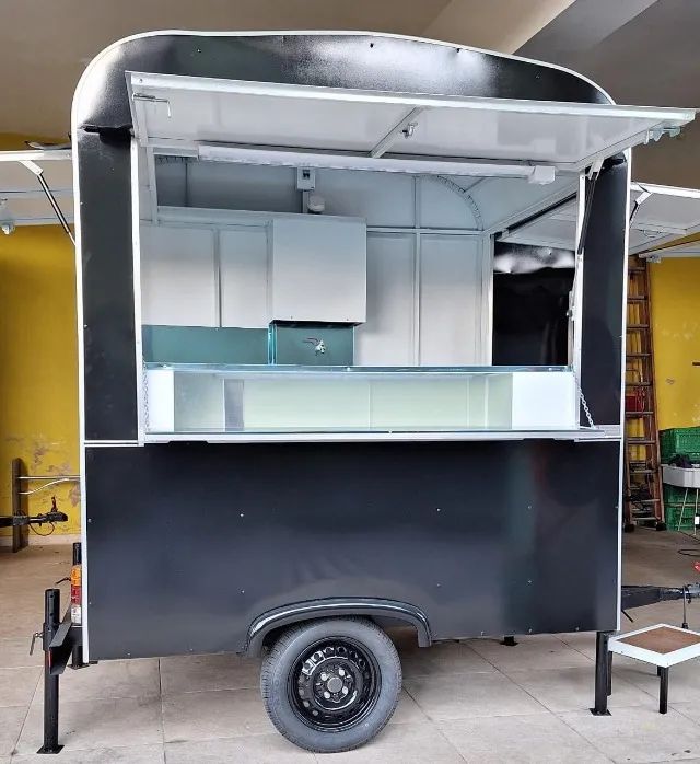 Trailer para lanches, doces, salgados,etc.  PRONTA ENTREGA Novo 2026 Fabricante