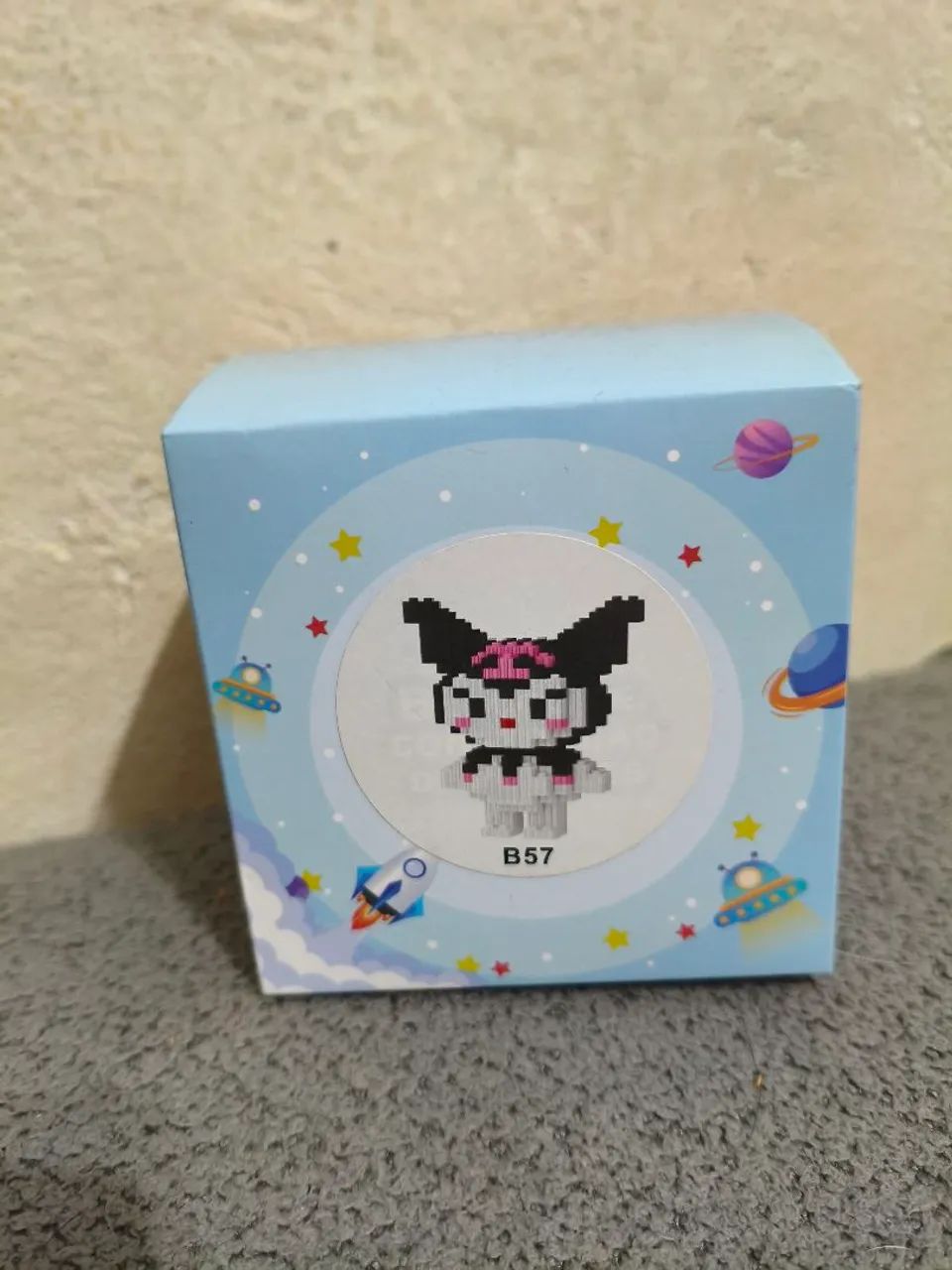 Bloco de montar kuromi hello kitty