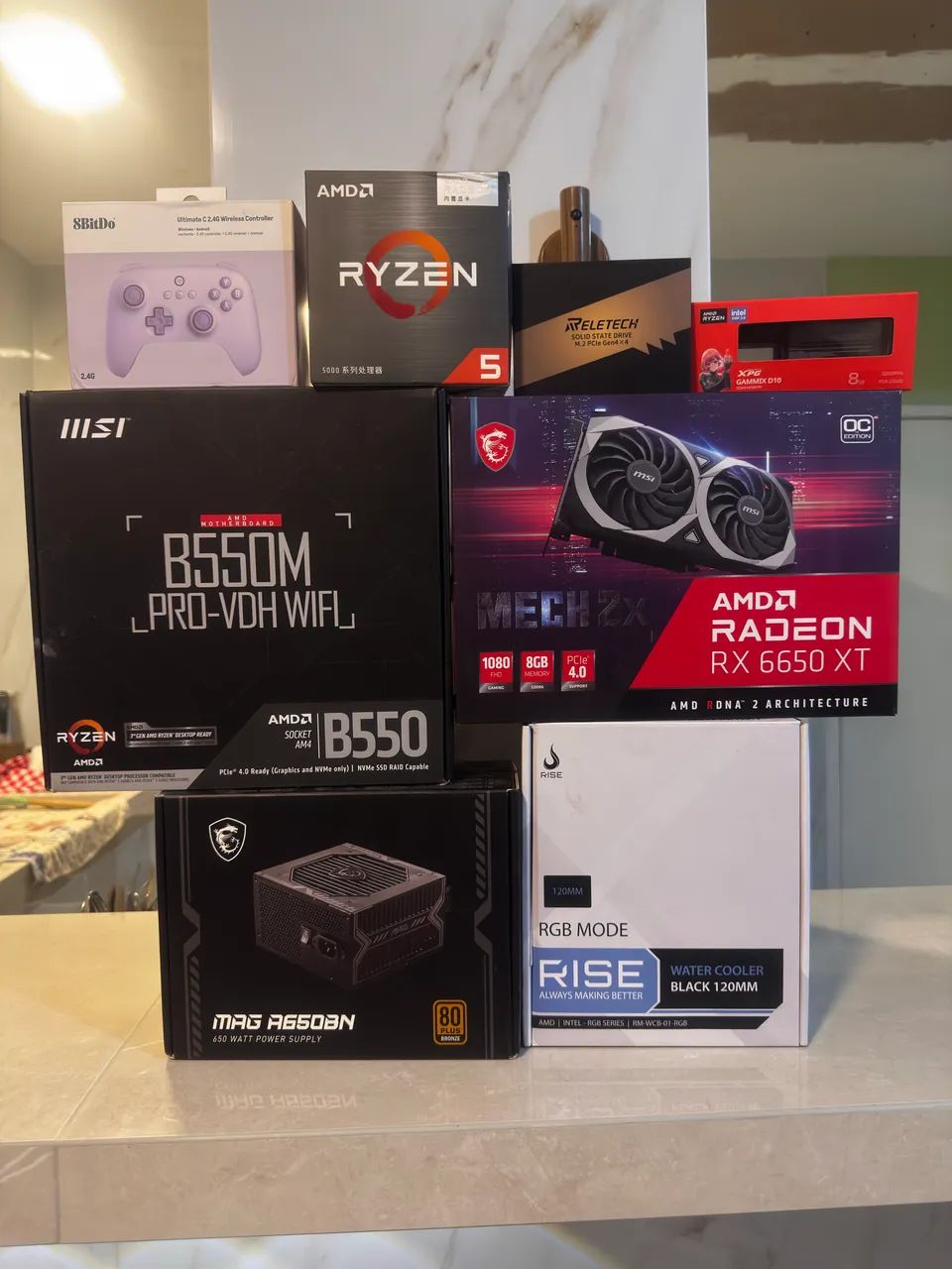 PC GAMER Ryzen 5 + RX 6650XT - Foto 4