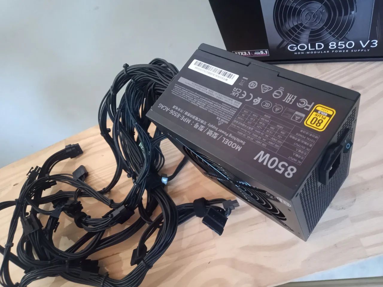 Fonte cooler master Mwe 850 - Foto 5