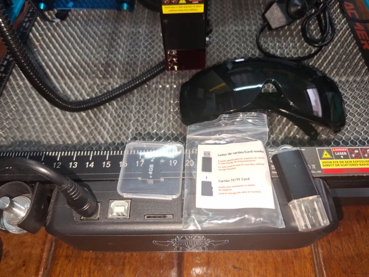 TTS 10 PRO - Impressora Gravadora Laser 30x30 - Foto 2