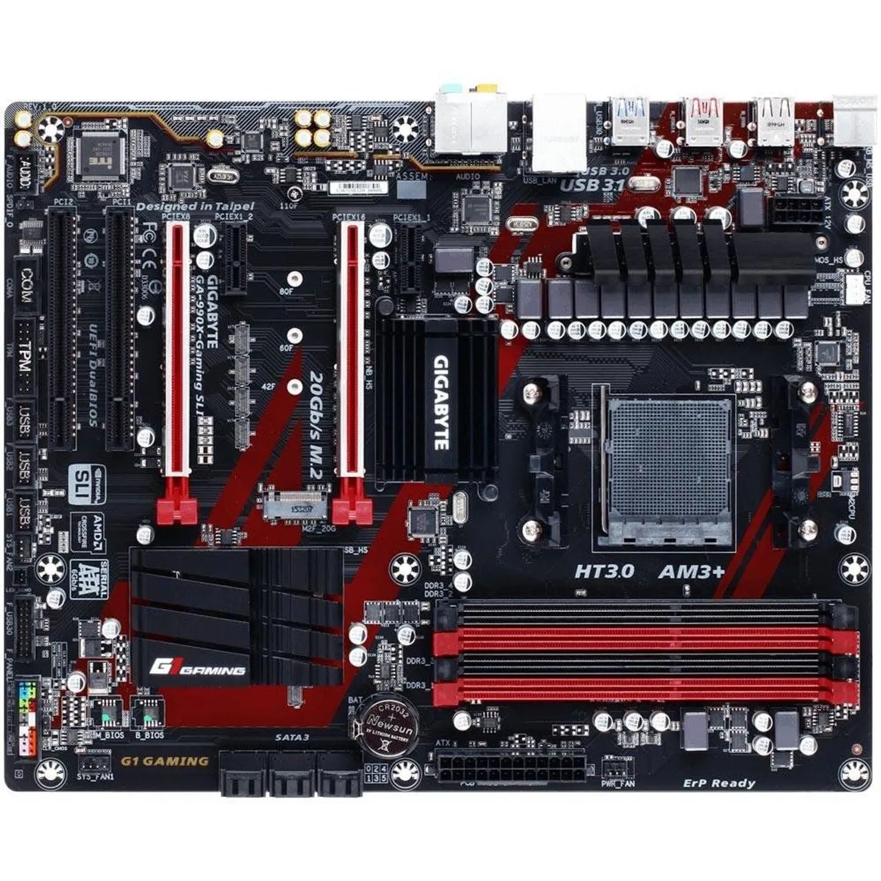 Placa mãe Gigabyte GA-990X-Gaming SLI Am3+ - Foto 3