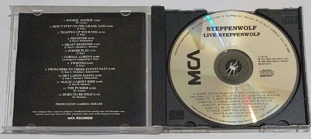 Cd Steppenwolf Live - Foto 2