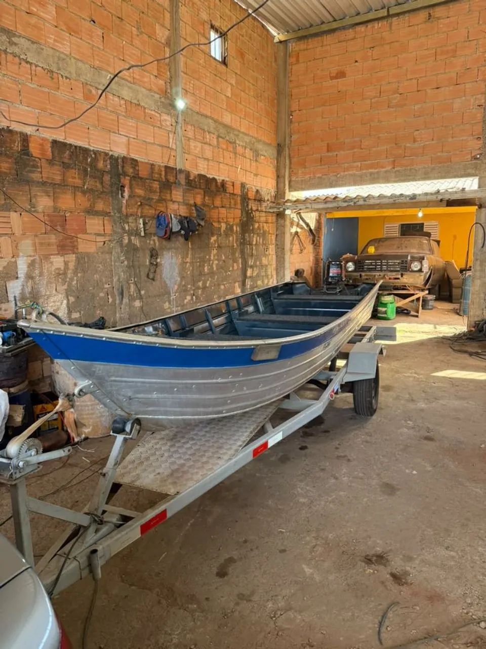 Canoa motor 25hp carretinha - Foto 2